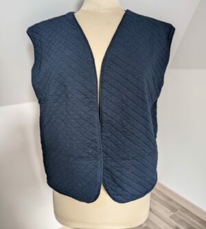 Veste sans manches - matelassée - bleu marine - Taille M/L